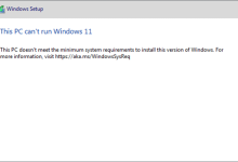 VCenter Windows 11 Hata